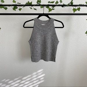 Aritzia knit grey sleeveless top sweater vest XXS